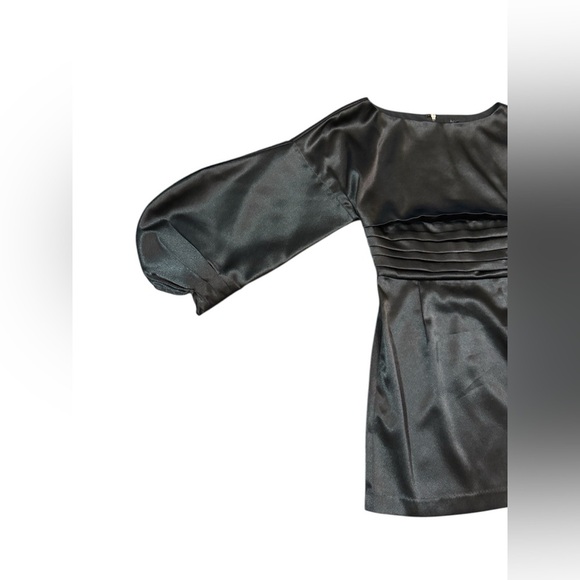 h:ours Cristiano Mini Dress in Black Noir Size Small - Picture 4 of 10